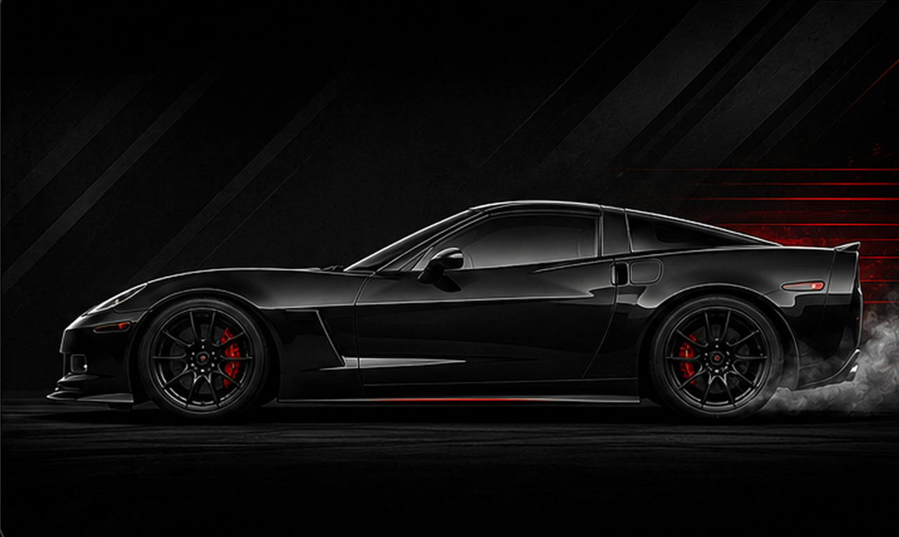 Anonymous bring your own drift car weapon card in black and red MLR style